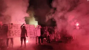 Protest u Podgorici, Vlada Crne Gore, napad Turaka na Crnogorca/Aljoša Turović