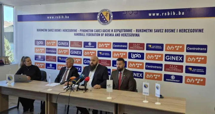 Press konferencija Rukometnog saveza BiH/Foto: 