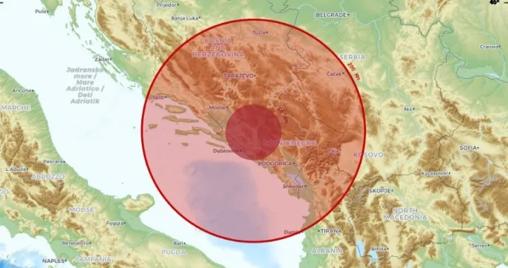 Zabilježen zemljotres/X.com//