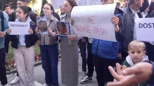 Protest, Goražde, napad psa lutalice na dječaka, vlast, reakcija/Elma Geca
