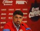 epa10279420 The Serbian nationalized Spanish coach, Veljko Paunovic, takes part in a press conference during his presentation as the new technical director of Guadalajara at Akron stadium, in Guadalajara, Jalisco, Mexico, 01 November 2022. EPA/Francisco Guasco/Foto: Francisco Guasco