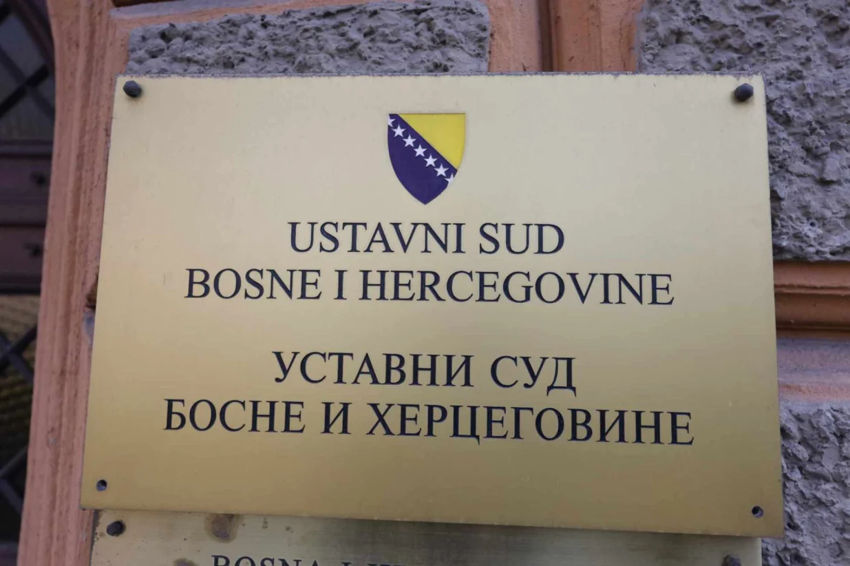 Ustavni sud BiH tabla/Senad Gubelić/