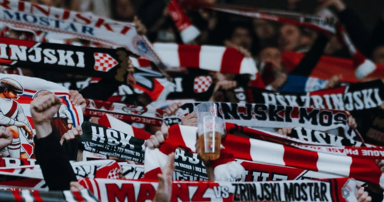 Navijači Zrinjskog u Mainzu/Foto: 