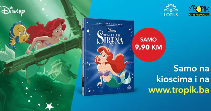 DISNEYJEVA RIZNICA PRIČA – KLASICI ZA SVE GENERACIJEPeta knjiga – Mala sirena je na kioscima!/