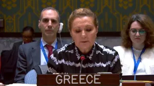 Predstavnica Grčke, UN, Vijeće sigurnosti/Prtsc