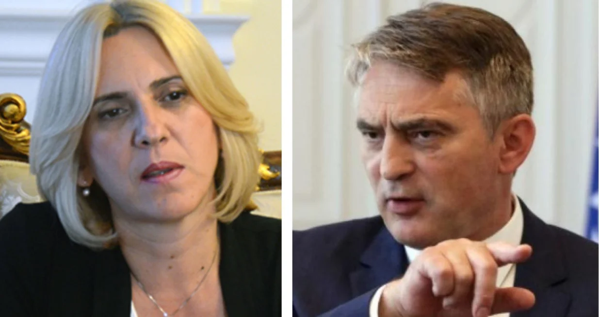 Željka Cvijanović i Željko Komšić/