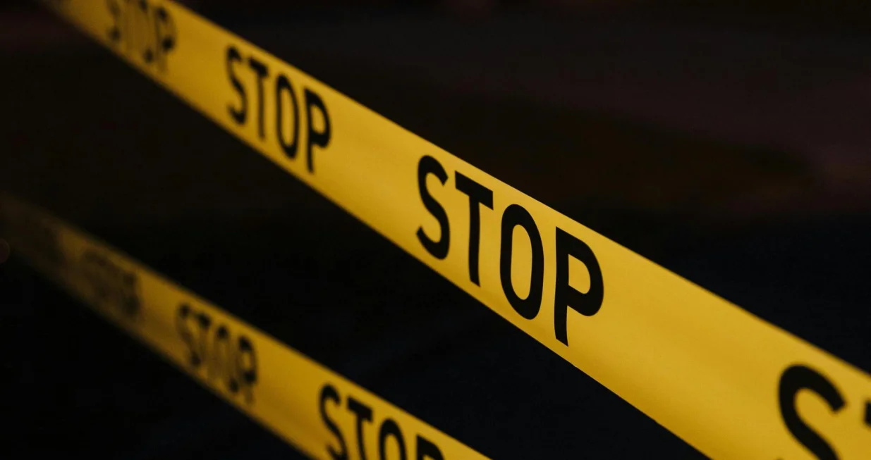 žuta traka - policija/