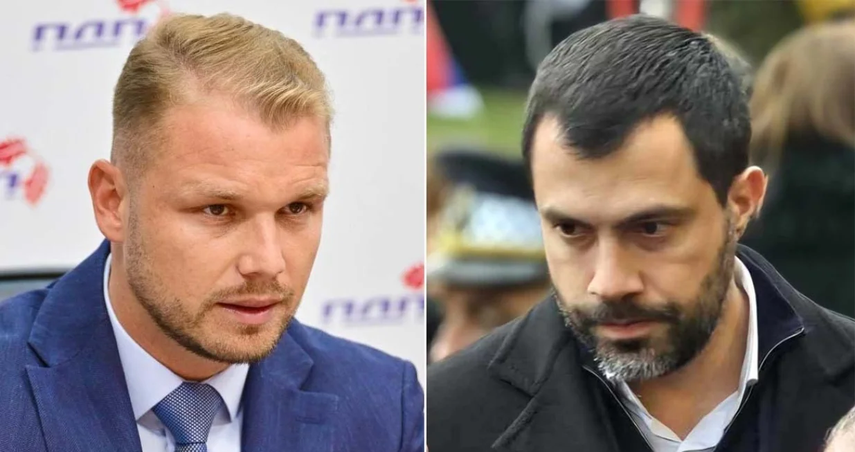 Draško Stanivuković i Igor Dodik/Lejla Sofradžija