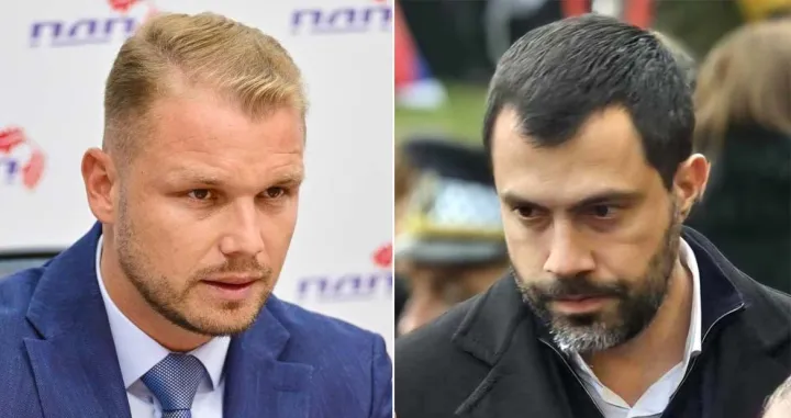 Draško Stanivuković i Igor Dodik/Lejla Sofradžija