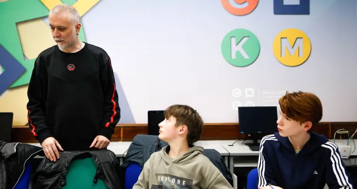 Radionica stripa u prostorijama Opcine Centar/Damir Deljo