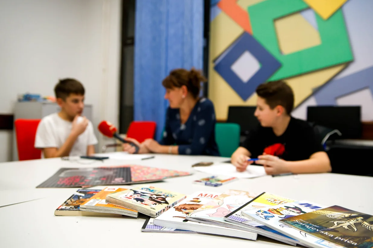 Radionica stripa u prostorijama Opcine Centar/Damir Deljo