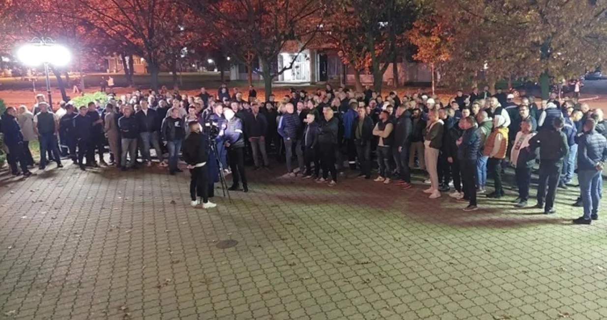 Protest rudara RiTE Ugljevik/