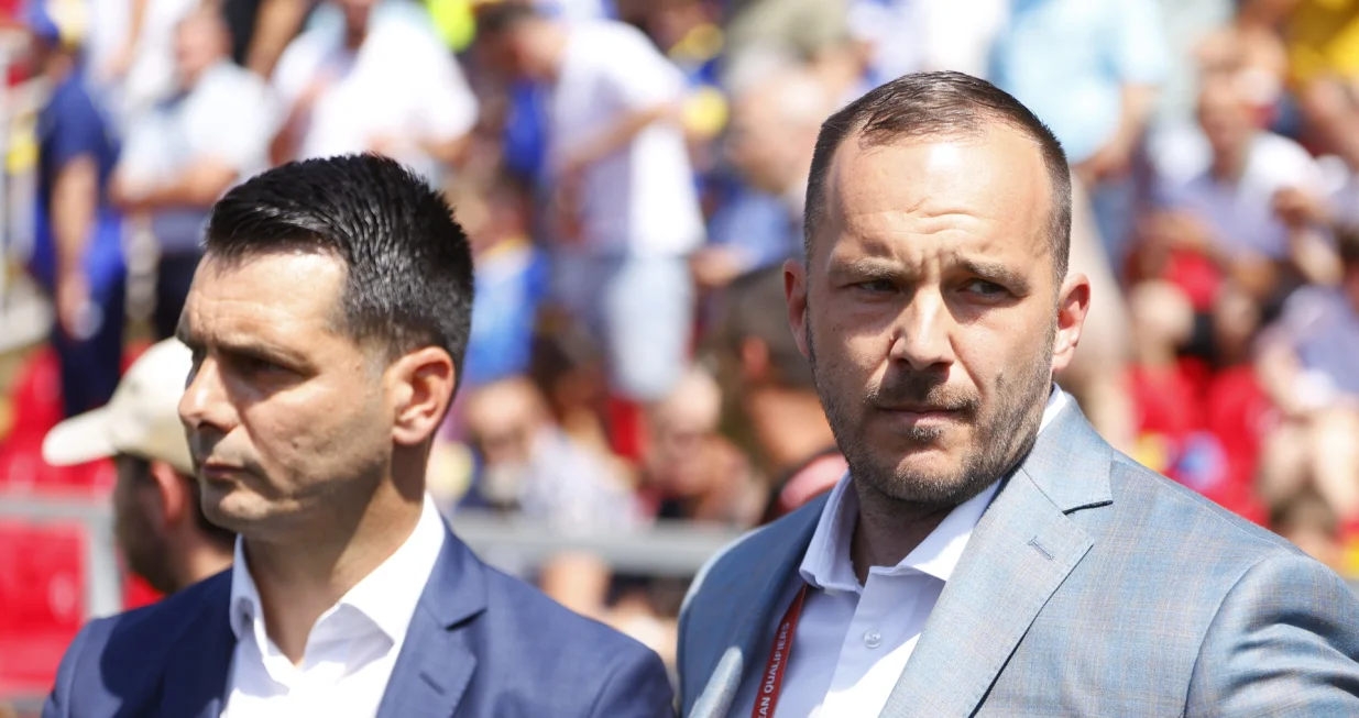 Emir Spahić i Vico Zeljković (FOTO: Damir Deljo/Oslobođenje)/Foto: Damir Deljo