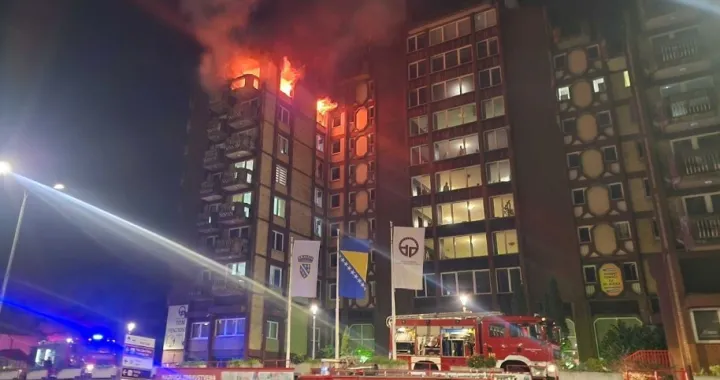 Vatrogasci na terenu/Tuzlanski.ba//