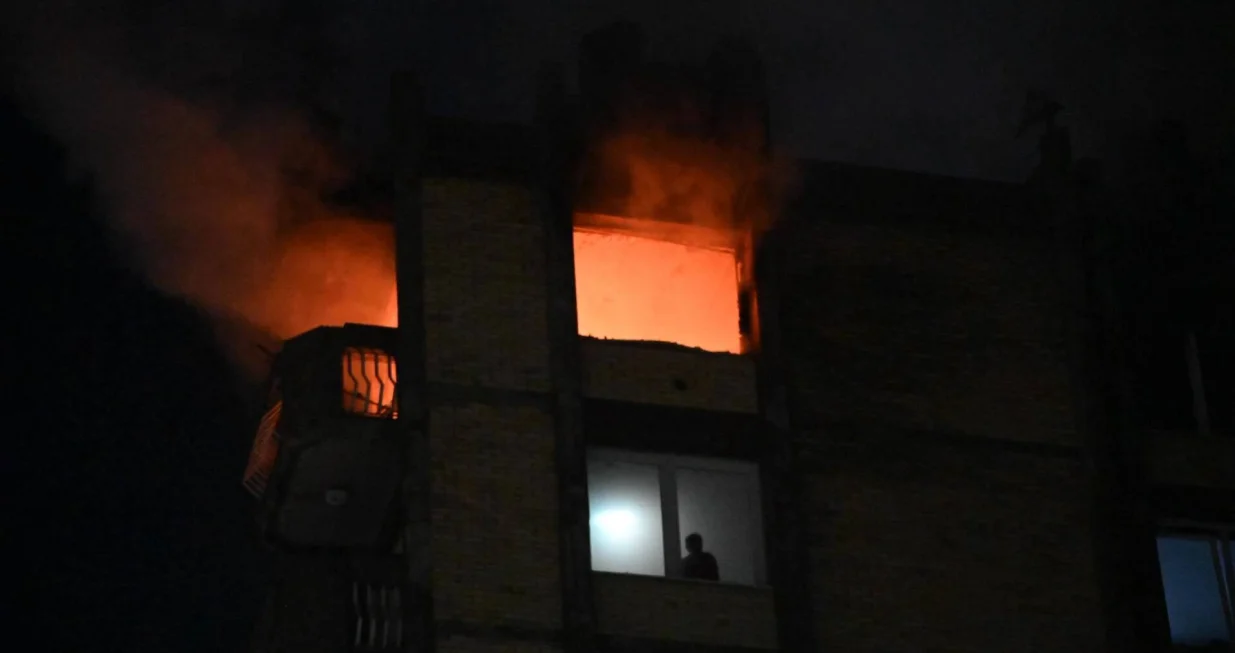 Požar, Tuzla, Dom penzionera, vatra/Faruk Begtašević