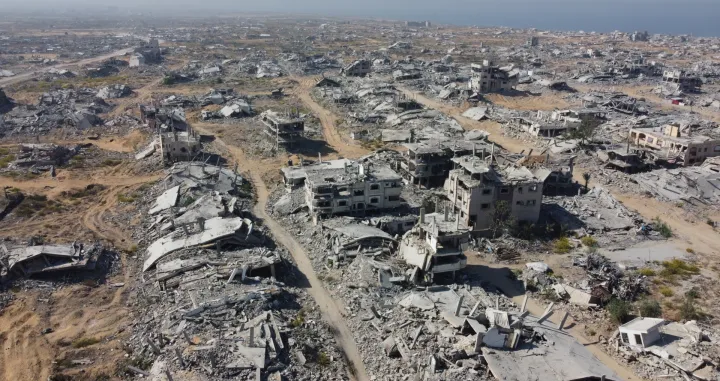Apokaliptični prizor razorenog naselja Tel al-Hawa u Gazi nakon povlačenja izraelskih snaga/ANADOLIJA/