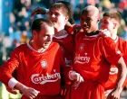 Danny Murphy, El Hadji Diouf, Steven Gerrard/Foto: 