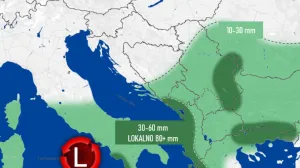 BH Meteo, vremenska prognoza, padavine, kiša/Bh Meteo