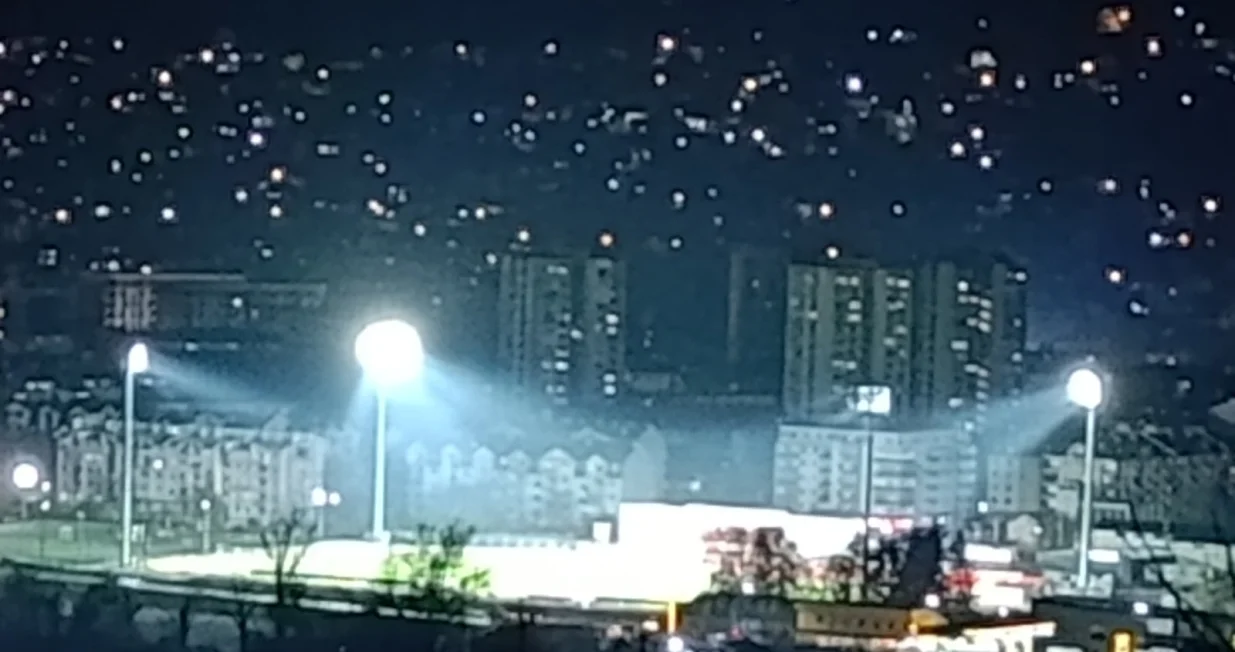 Zasvijetlio stadion Sloge (FOTO: FK Sloga)/Foto: 