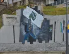 Mural se nalazio uz Šehidsko groblje/Crna hronika/