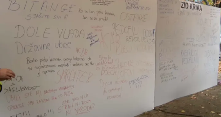 zid krika, tuzla, protest, mup tk/