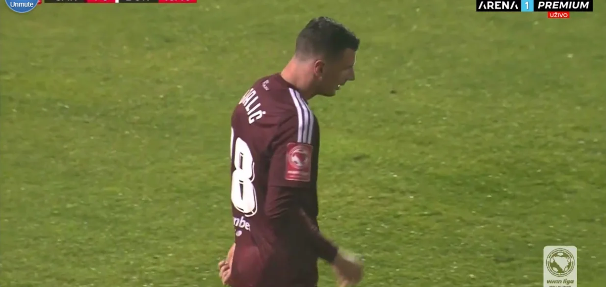 Vodi Sarajevo protiv Borca (FOTO: Screenshot/Arenasport)/Foto: 