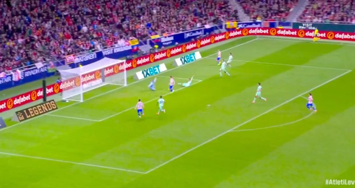 Antoine Griezmann postigao dva gola protiv Levantea (FOTO: Screenshot)/Foto: 