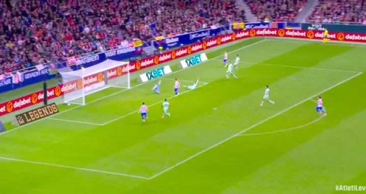 Antoine Griezmann postigao dva gola protiv Levantea (FOTO: Screenshot)/Foto: 