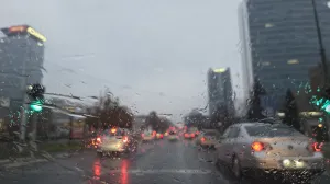 stanje na putevima, kiša, smanjena vidlivost/Lejla Sofradžija