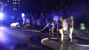 Vatrogasci spriječili širenje vatre/Facebook