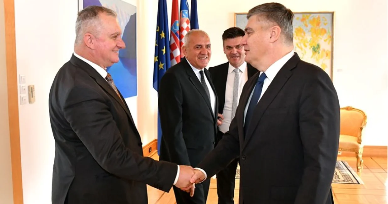 Milanović primio predstavnike hrvatskih političkih stranaka u BiHFOTO: Ured predsjednika Republike Hrvatske/Tomislav Bušljeta/Tomislav Bušljeta