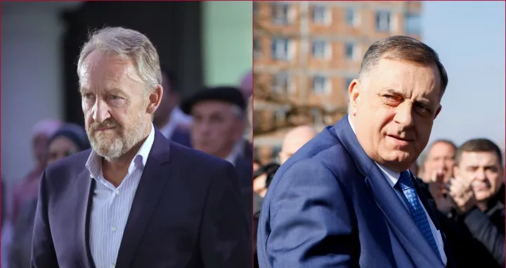 milorad dodik, bakir izetbegović/