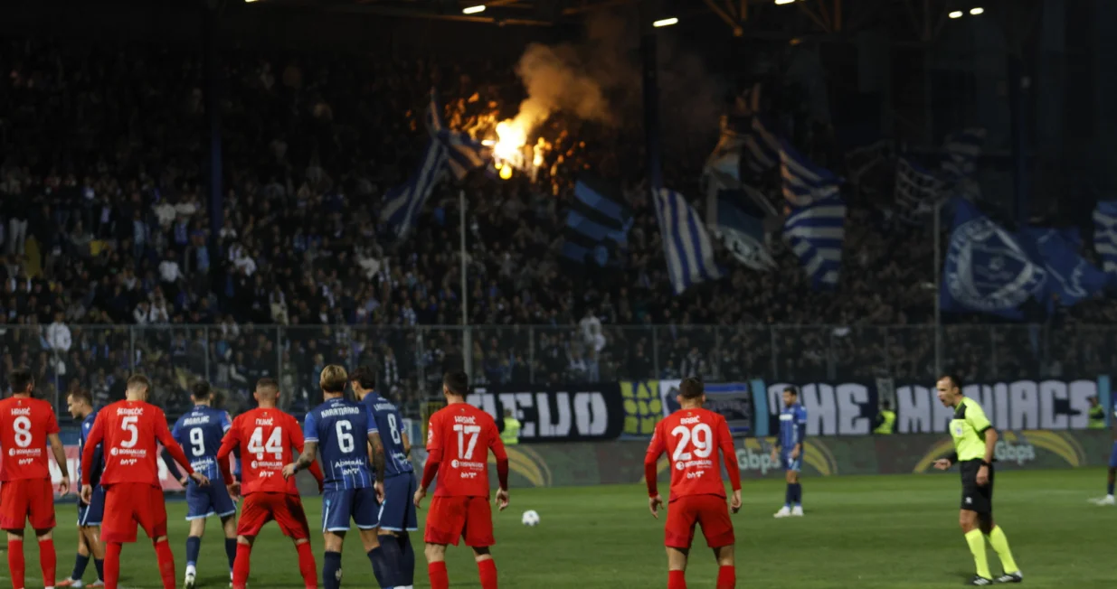 FK Željezničar - FK Velež Mostar/Foto: 
