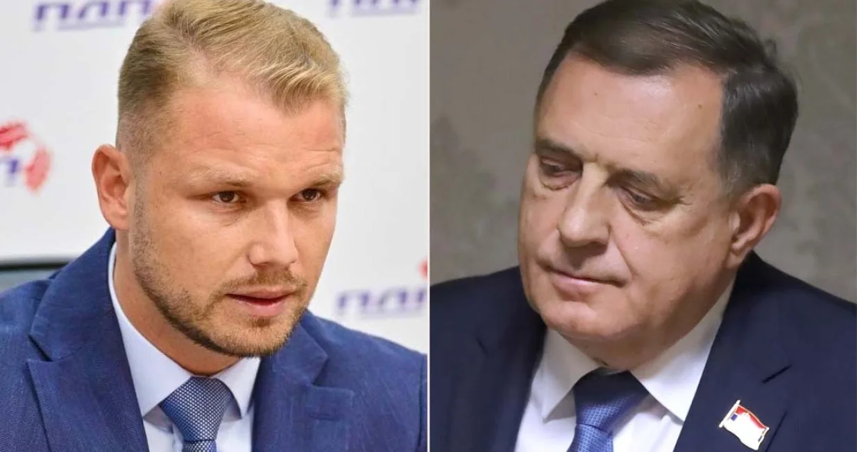 Draško Stanivuković, Milorad Dodik/Lejla Sofradžija