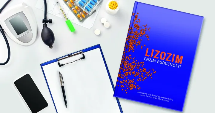 Lizozim: enzim budućnosti, Bosnalijek i Dobra knjiga Sarajevo, autori Aziz &Scaron;ukalo, Una Glamočlija, Meliha Mehić, Amna Tanović Avdić i Merima Jahić; Sarajevo 2025./Foto: Bosnalijek
