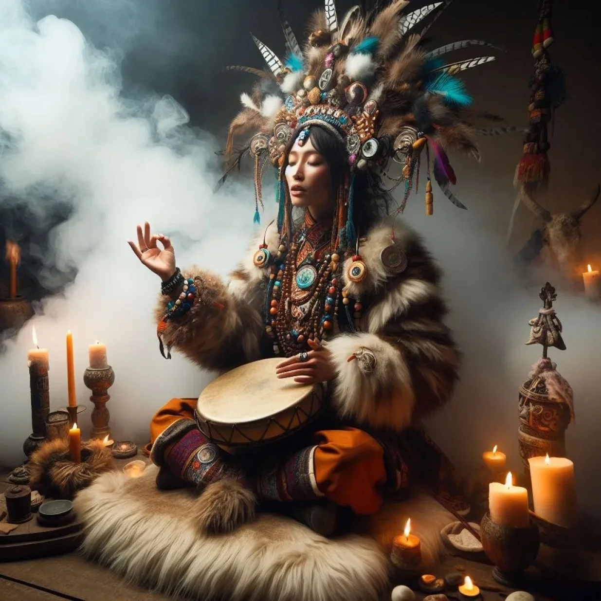 4- NA KRILIMA BON RELIGIJE: Tibetanski shamani koriste stare magicne obrede da bi pomogli svojim pacijentima/