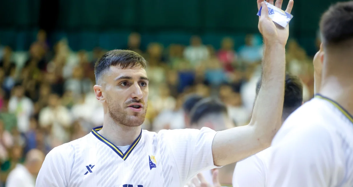 BiH vs Belgija: Aleksandar Lazić/Foto: Damir Deljo