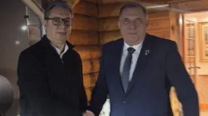 Dodik objavio fotografiju susreta sa Vučićem/Milorad Dodik