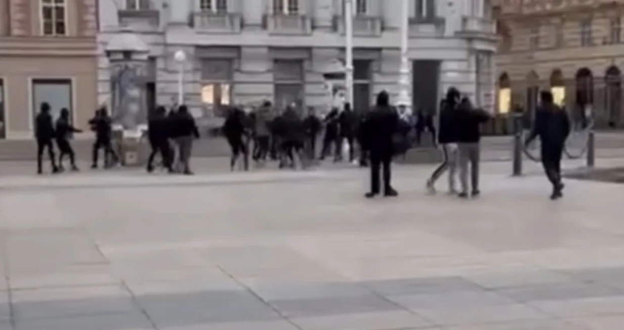 Masovna tuča u centru Zagreba/Facebook