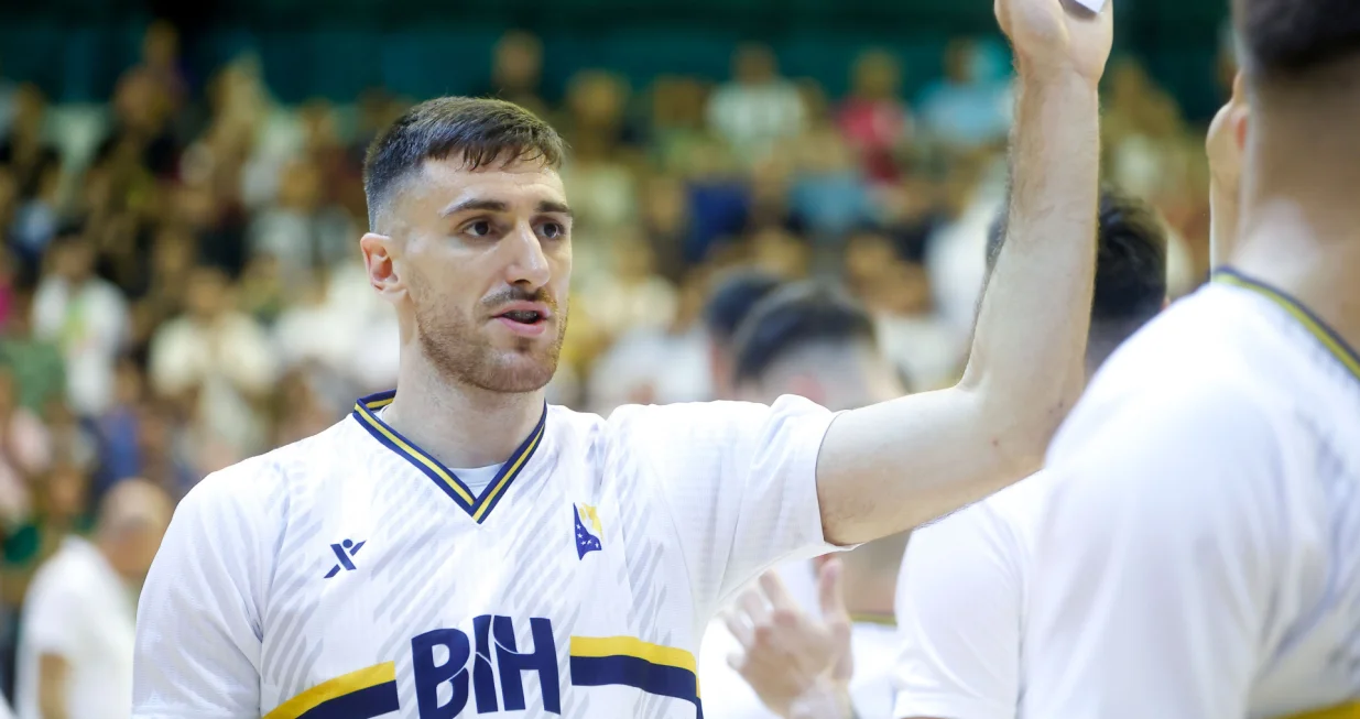 BiH vs Belgija: Aleksandar Lazić/Foto: Damir Deljo