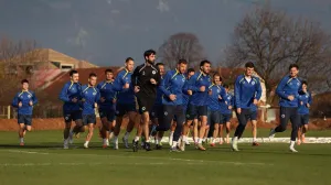 Reprezentacija BiH trening u Butmiru/Foto: 