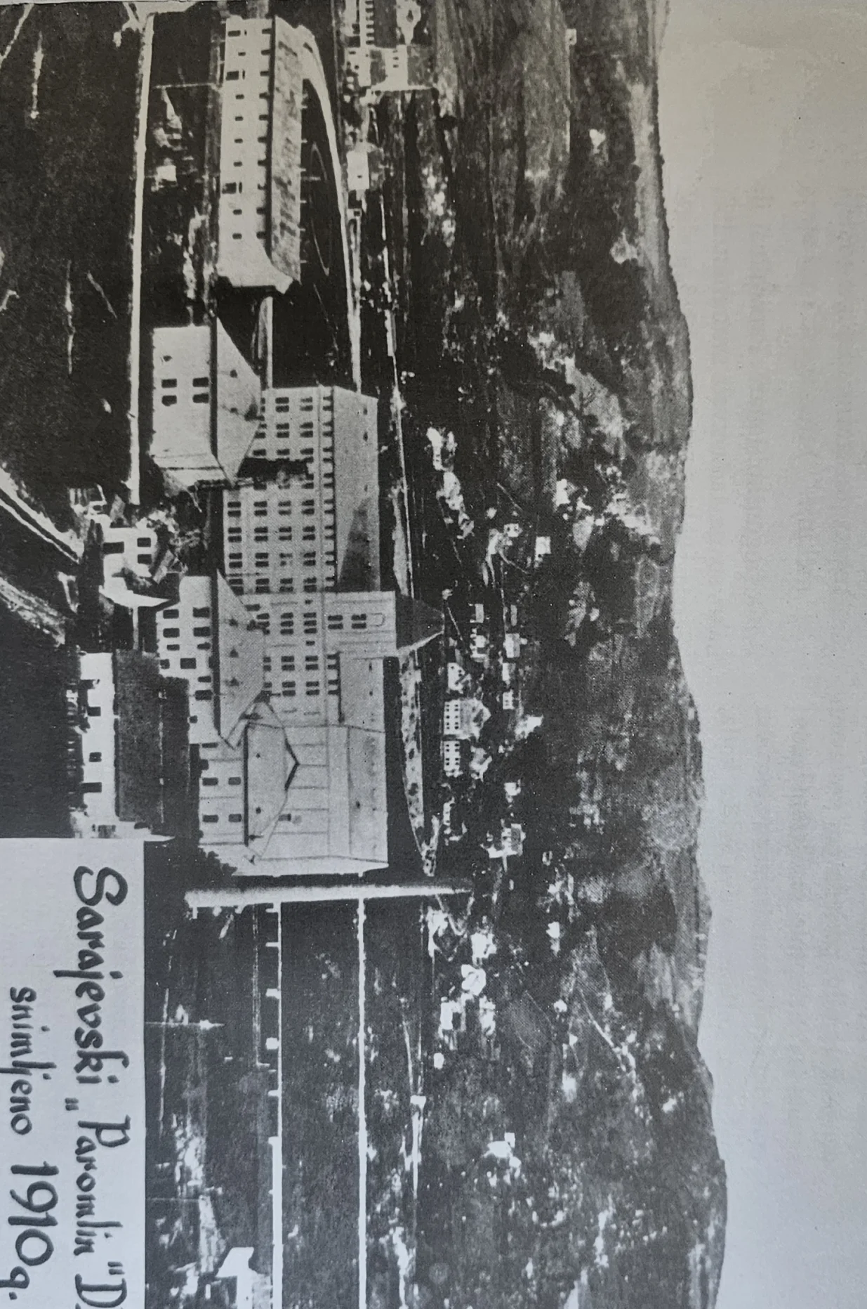 Sarajeski Paromlin d.d. snimljen 1910. godine/Foto: Klas