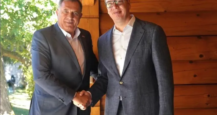 Aleksandar Vučić i Milorad Dodik/Instagram