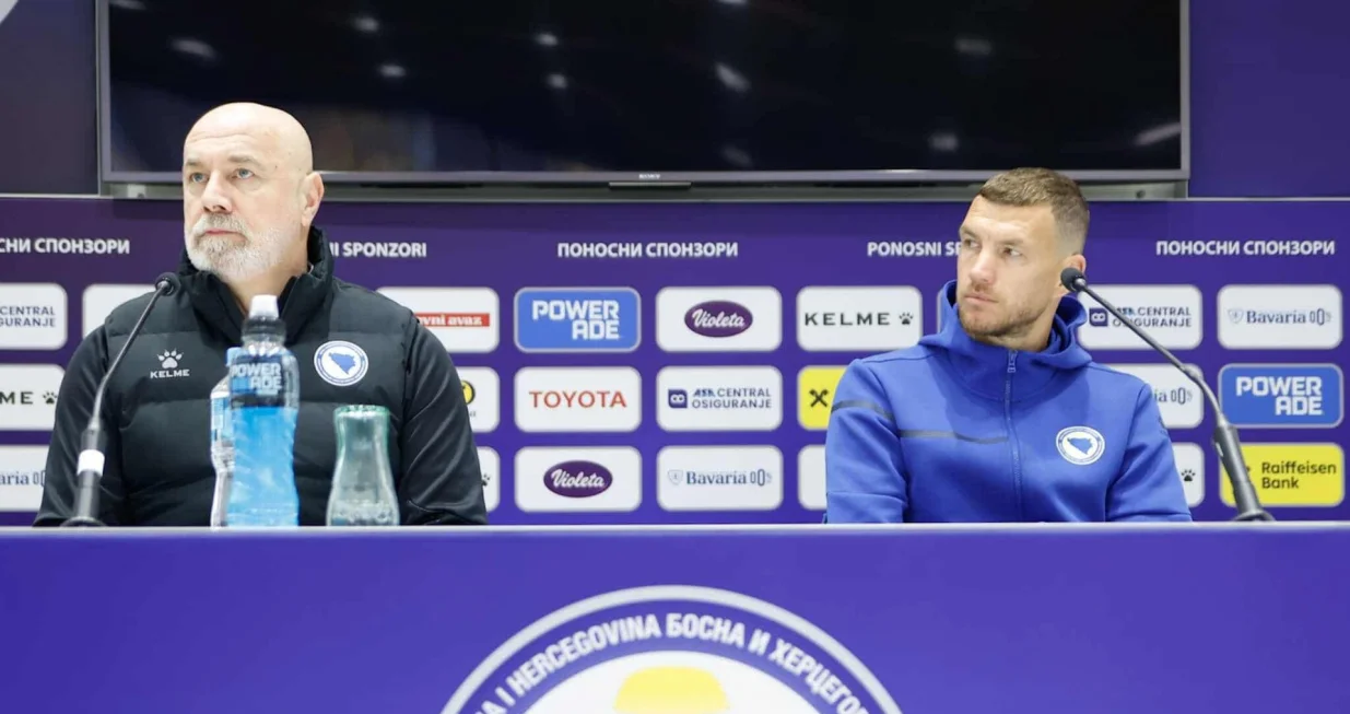 Sergej Barbarez i Edin Džeko/Foto: 