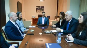 John Ginkel i Dragan Čović/