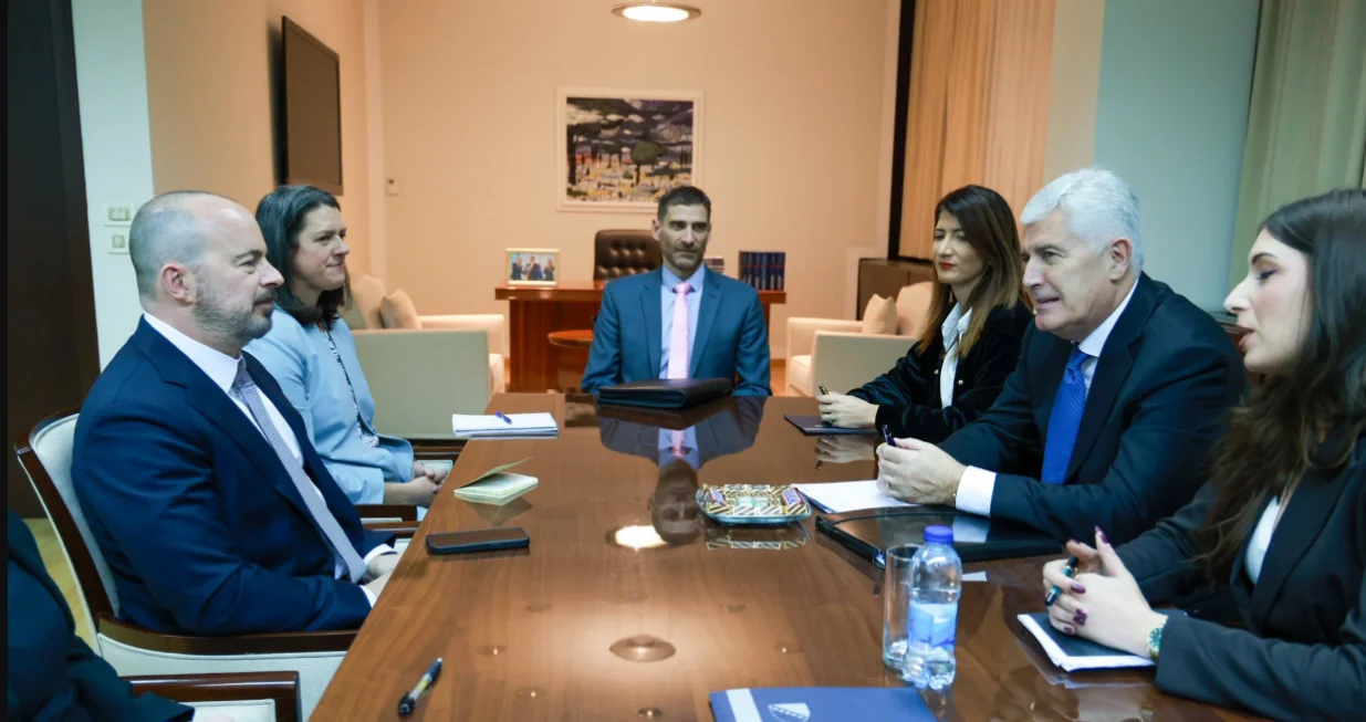 John Ginkel i Dragan Čović/