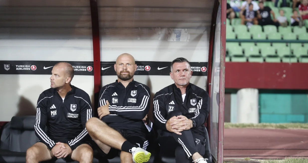 FK Sarajevo - FC AktobeZoran ZekićMarko MatijevićŽelimir Mešnjak/Foto: Damir Deljo