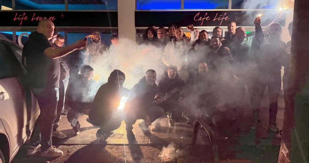 Navijači BiH u Beču/Foto: 