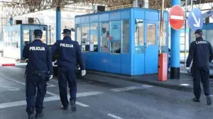 granica, granični prelaz, rampa na granici/Ilustracija/Ilustracija