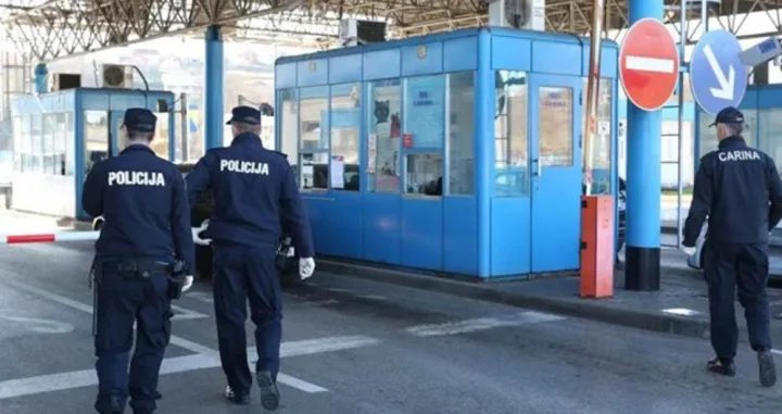 granica, granični prelaz, rampa na granici/Ilustracija/Ilustracija